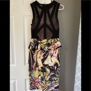 Bebe multi colored dress